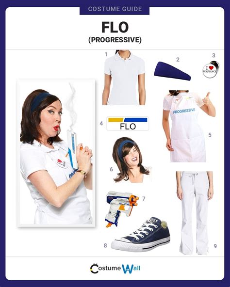 flo halloween costume|Amazon.com: Flo Costume.